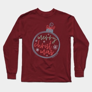 Merry Christmas Ornament © GraphicLoveShop Long Sleeve T-Shirt